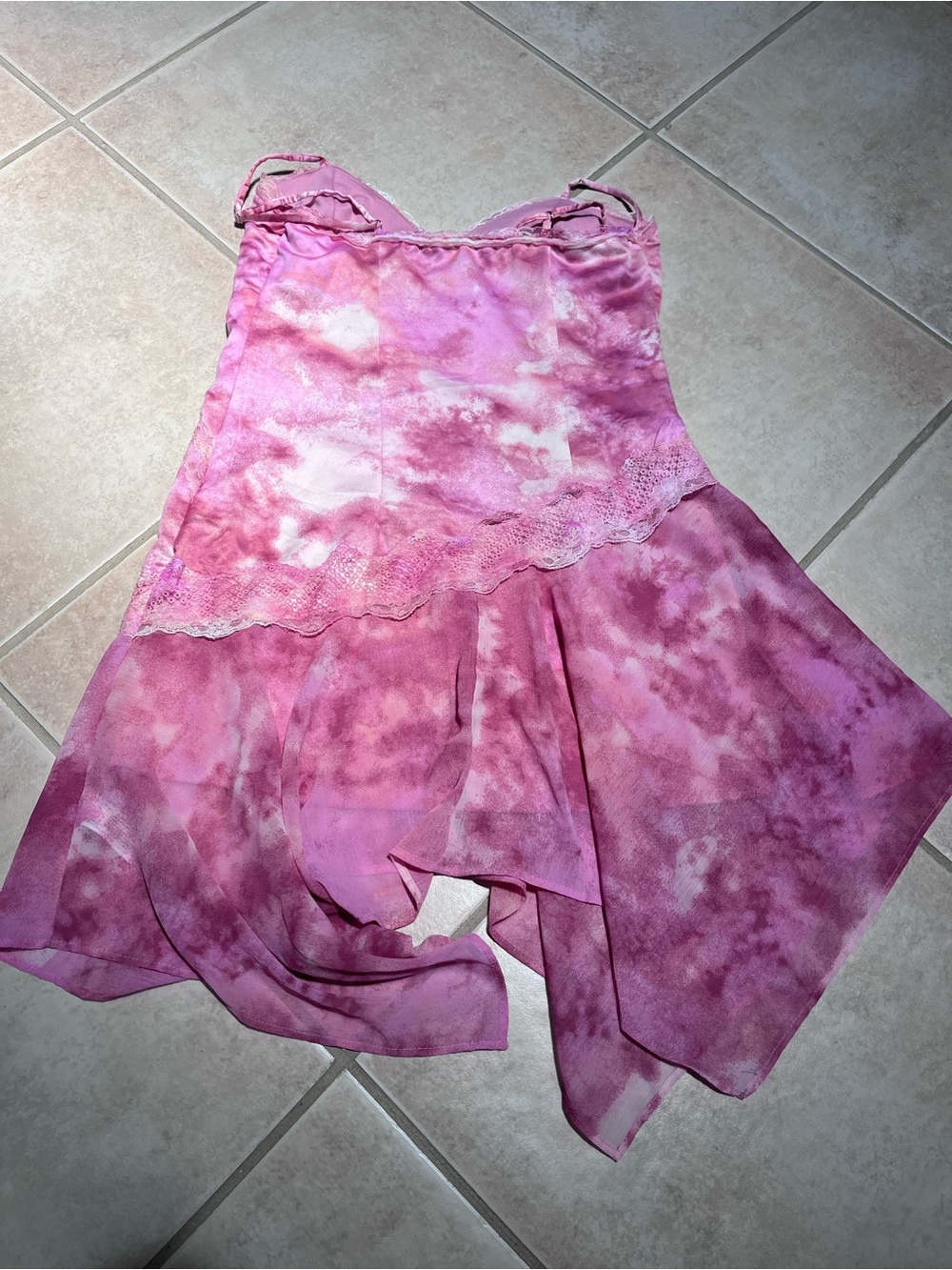 wild fable Pink Tie-Dye Mini Dress - Picture 2 of 4